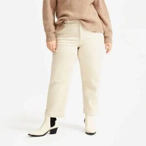 Everlane Women's The Straight-Leg Crop Pants in Sandstone Size 2